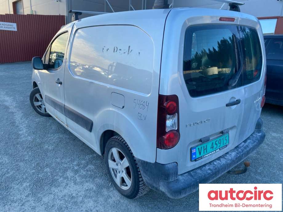 Peugeot Partner 2008-2015 (Type II, Fase 1) , Motorkode: 9H06, Girkassekode: 16 089 352 80