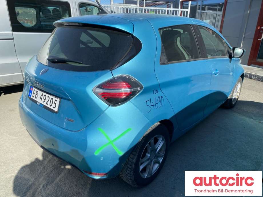 Renault Zoe 2019-->> (Fase 2) , Motorkode: 5AQ60, Girkassekode: 290K43711R