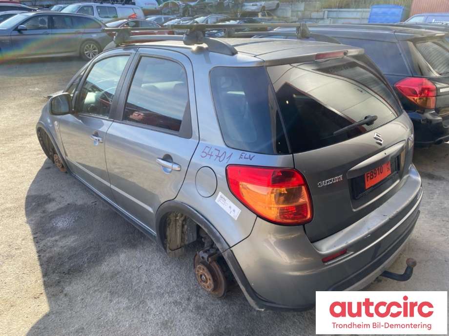 Suzuki SX4 2009-2013 (Type I, Fase 2) , Motorkode: D20AA, Girkassekode: 2471157LA0
