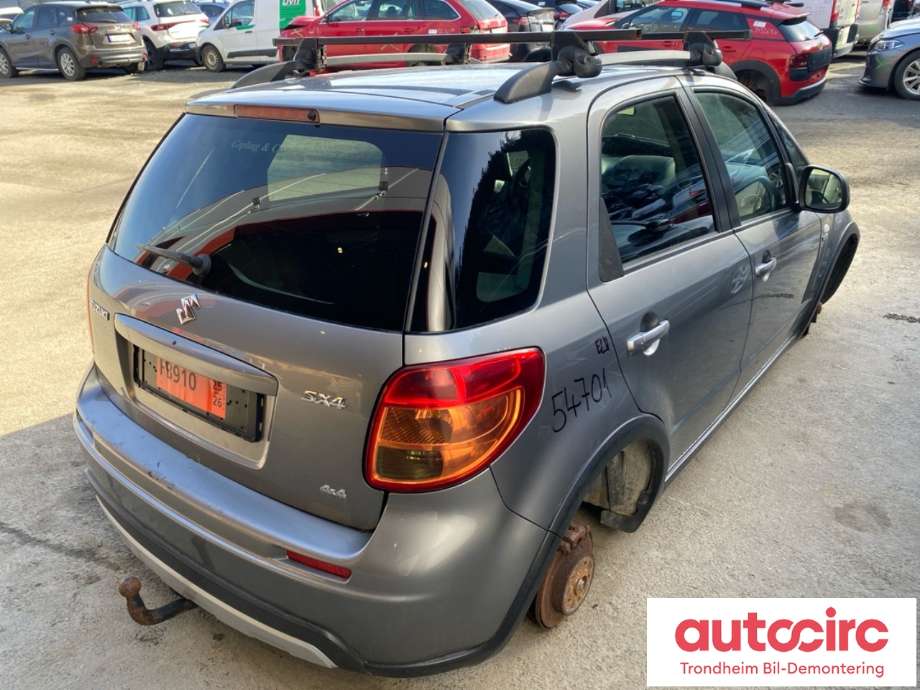 Suzuki SX4 2009-2013 (Type I, Fase 2) , Motorkode: D20AA, Girkassekode: 2471157LA0