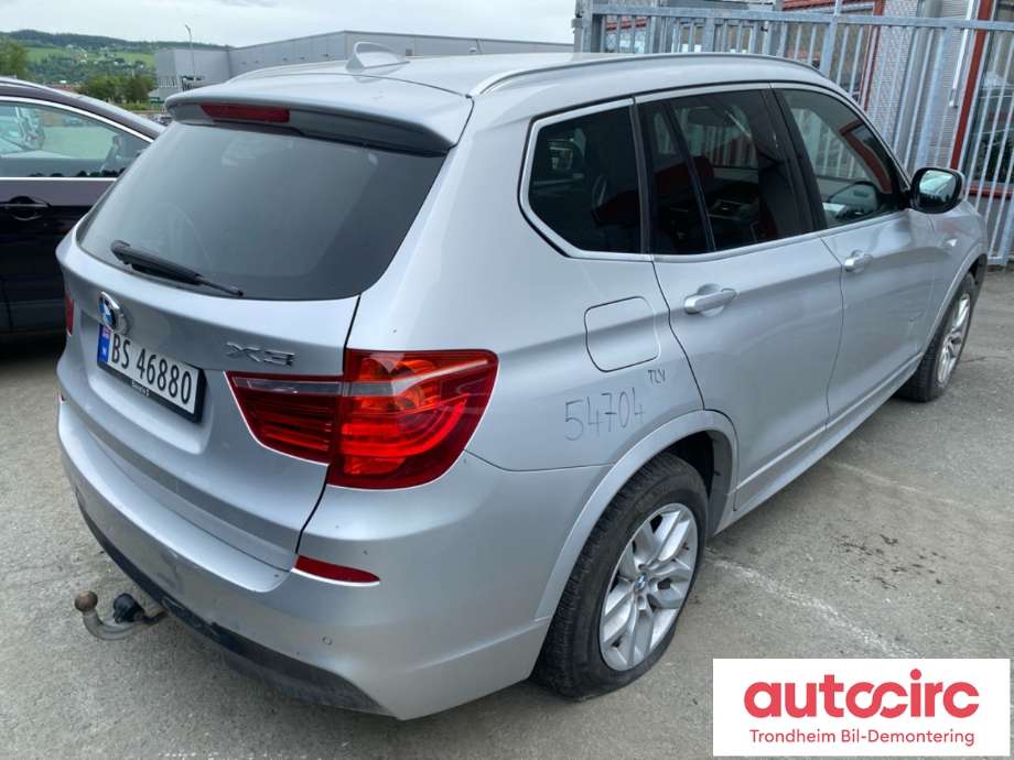 BMW X3 2010-2017 (F25) (F25), Motorkode: N57D30A, Girkassekode: GA8HP70Z