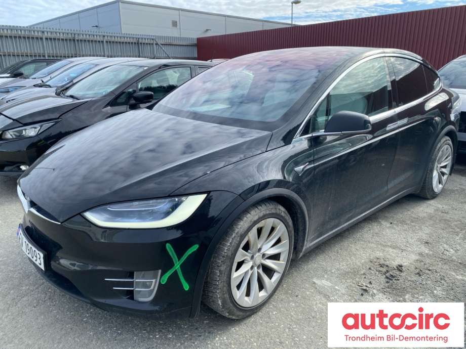 Tesla Model X, 2016->>  delebil , Motorkode: L2S, Girkassekode: TRINNLØS