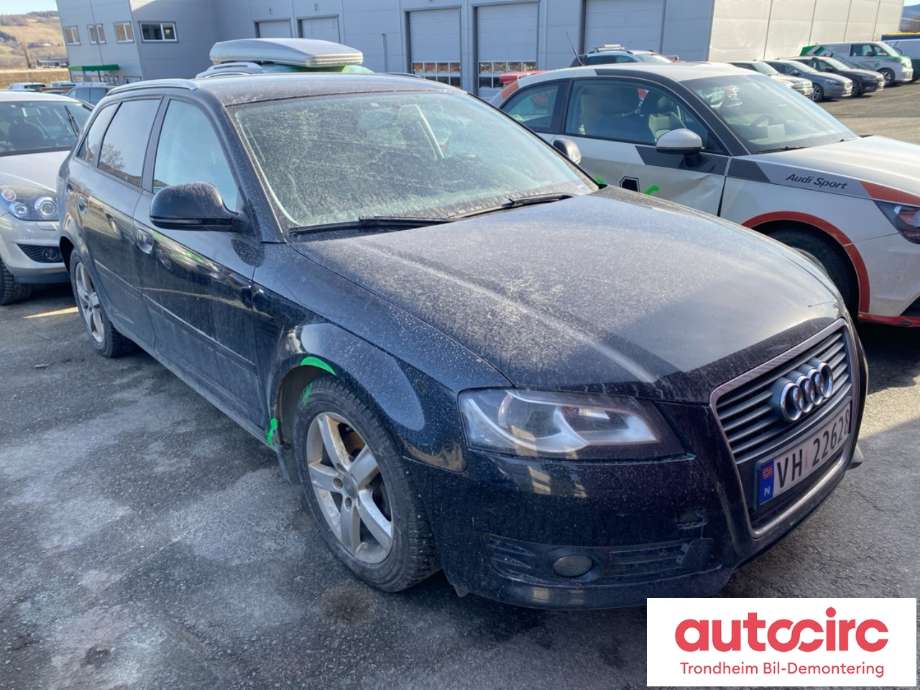 Audi A3 2009-2012 (Type II, Fase 2) , Motorkode: CAYC, Girkassekode: LUB