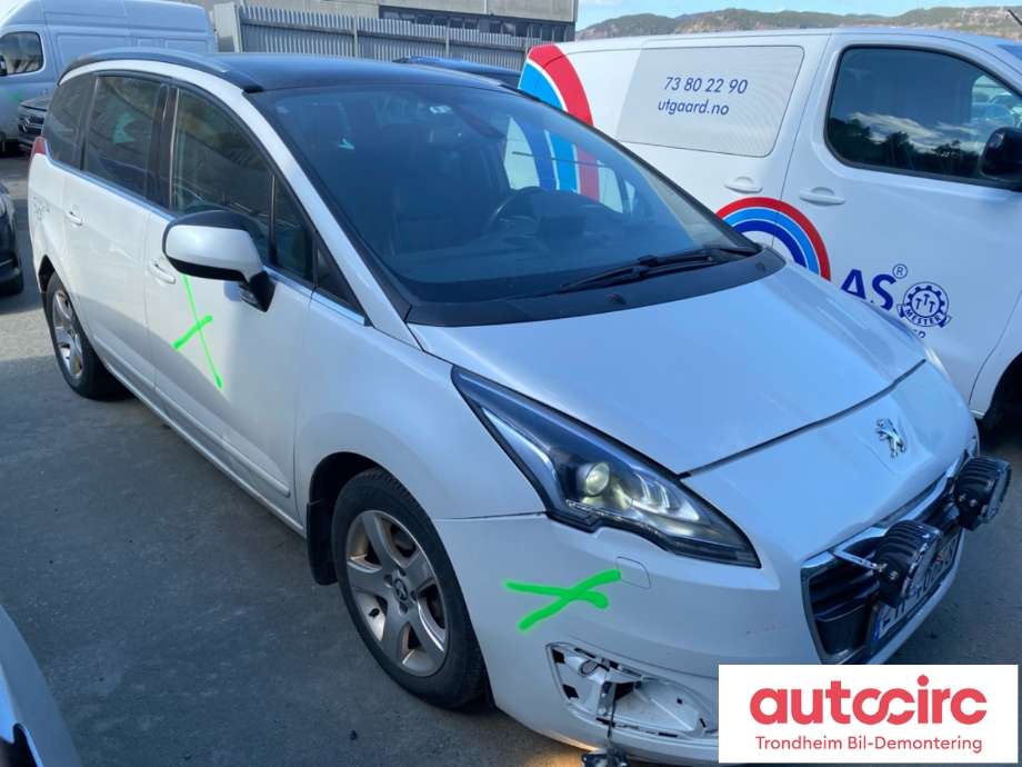 Peugeot 5008 2010-2017 (Type I) , Motorkode: 9HD, Girkassekode: 2231K7