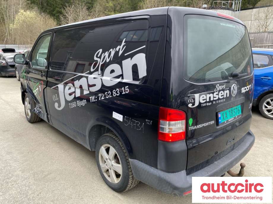 VW Transporter / Caravelle 2009-2015 (Fase 2) (T5) (T5), Motorkode: CAAD, Girkassekode: PCA