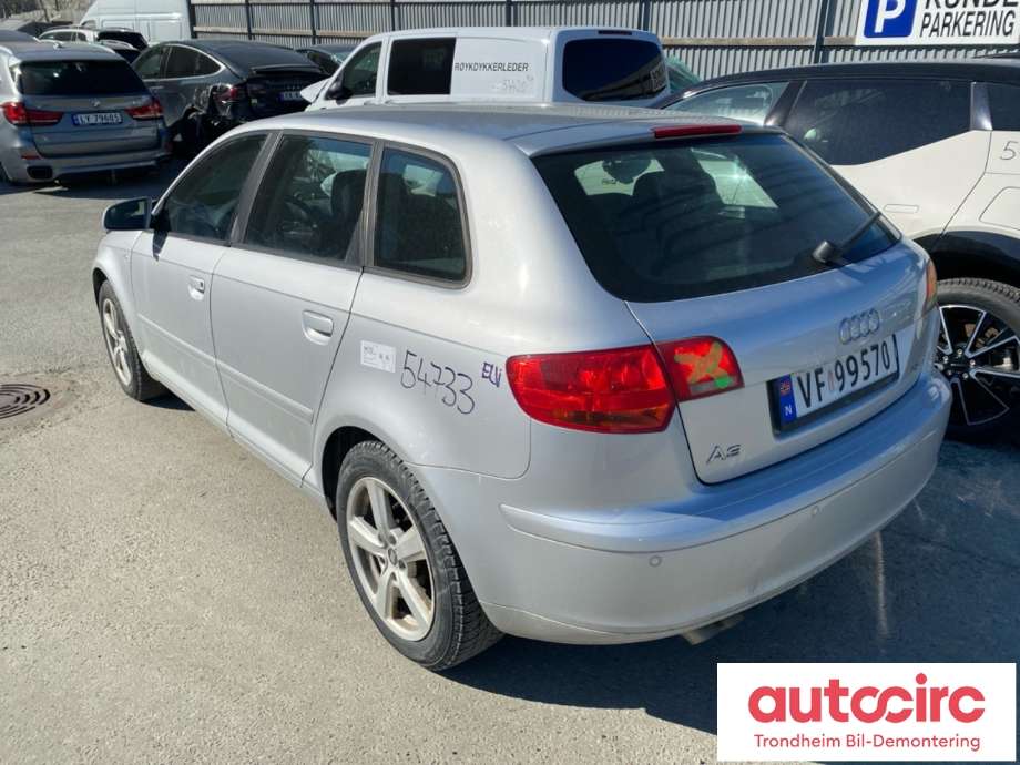 Audi A3 2003-2008 (Type II, Fase 1) , Motorkode: BLS, Girkassekode: KBL
