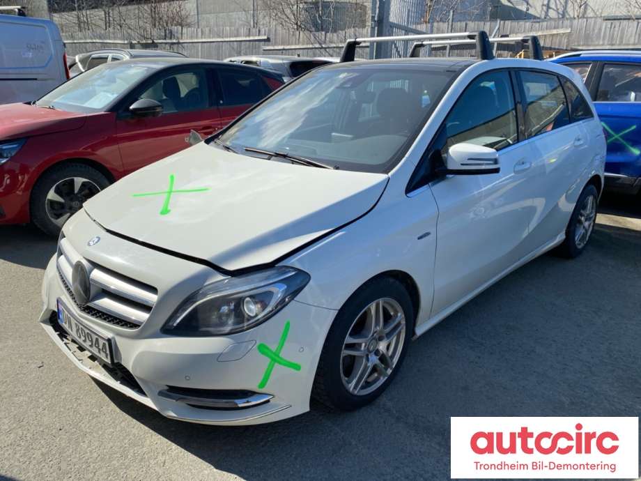Mercedes B-Klasse 2011-2018 (W246) (W246), Motorkode: 270910, Girkassekode: 711643