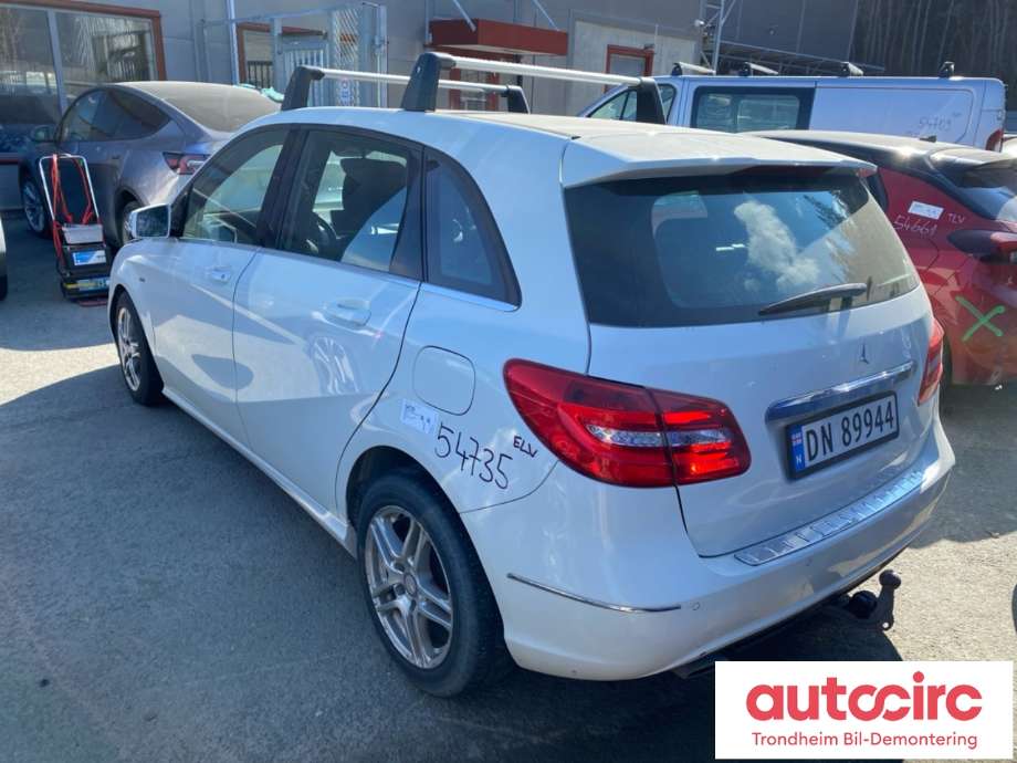 Mercedes B-Klasse 2011-2018 (W246) (W246), Motorkode: 270910, Girkassekode: 711643