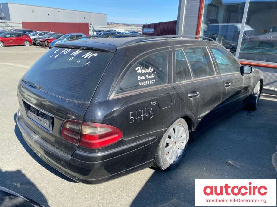 Mercedes E-Klasse 2002-2006 (Fase 1) (W211) (W211), Motorkode: 646961, Girkassekode: 722699