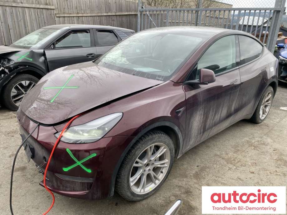 Tesla Model Y, 2021-2024 (Type I)  delebil , Motorkode: 3DU, Girkassekode: TRINNLØS