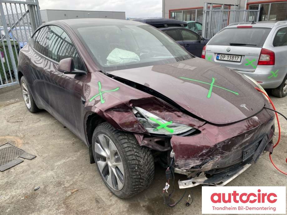 Tesla Model Y 2021-2024 (Type I) delebil , Motorkode: 3DU, Girkassekode: TRINNLØS