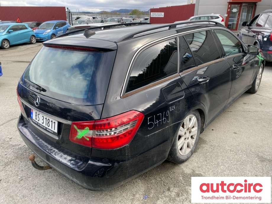 Mercedes E-Klasse 2009-2013 (Fase 1) (W212) (W212), Motorkode: 651.925, Girkassekode: 722.694
