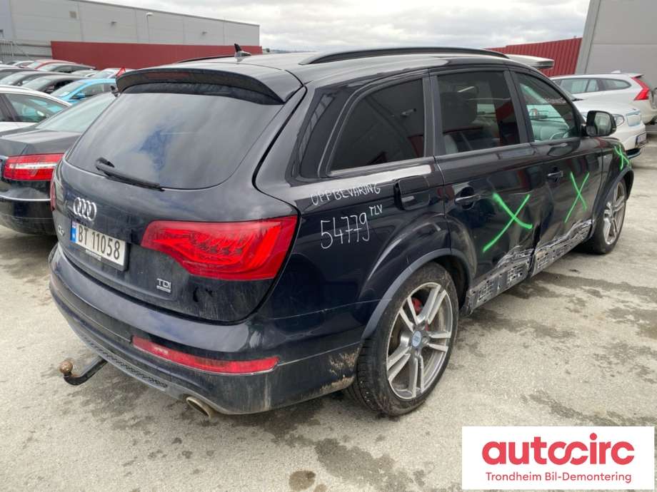 Audi Q7 2010-2015 (Type I, Fase 2) , Motorkode: CJGA, Girkassekode: NAC