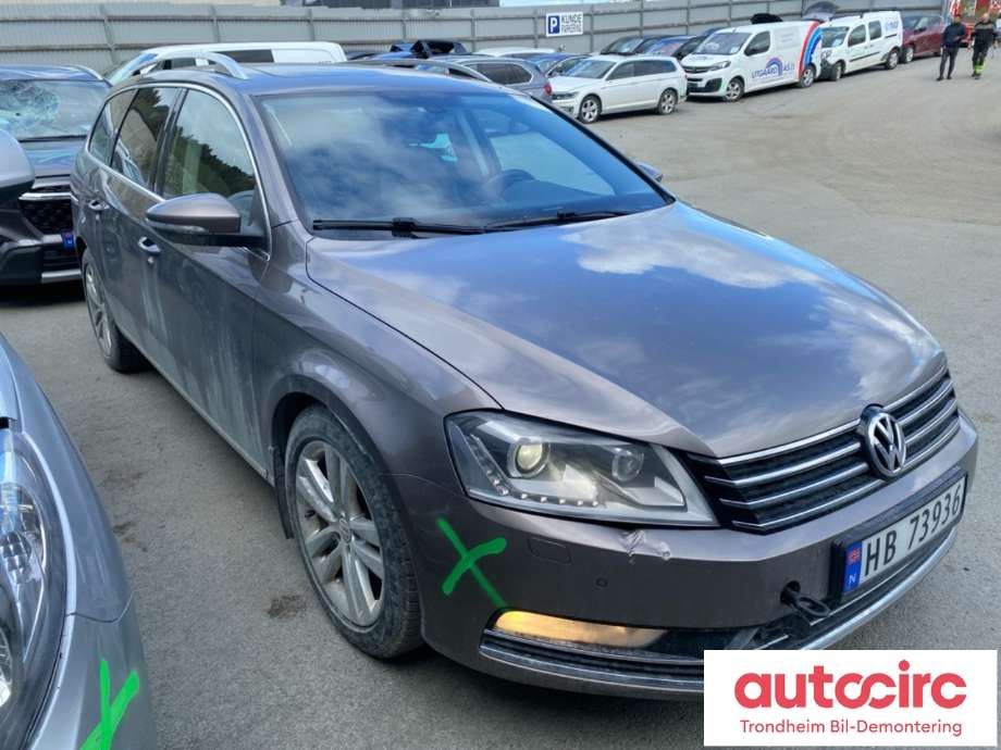 VW Passat 2011-2015 (B7) (B7), Motorkode: CFFB, Girkassekode: NFV