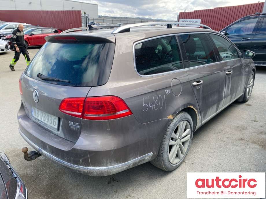 VW Passat 2011-2015 (B7) (B7), Motorkode: CFFB, Girkassekode: NFV
