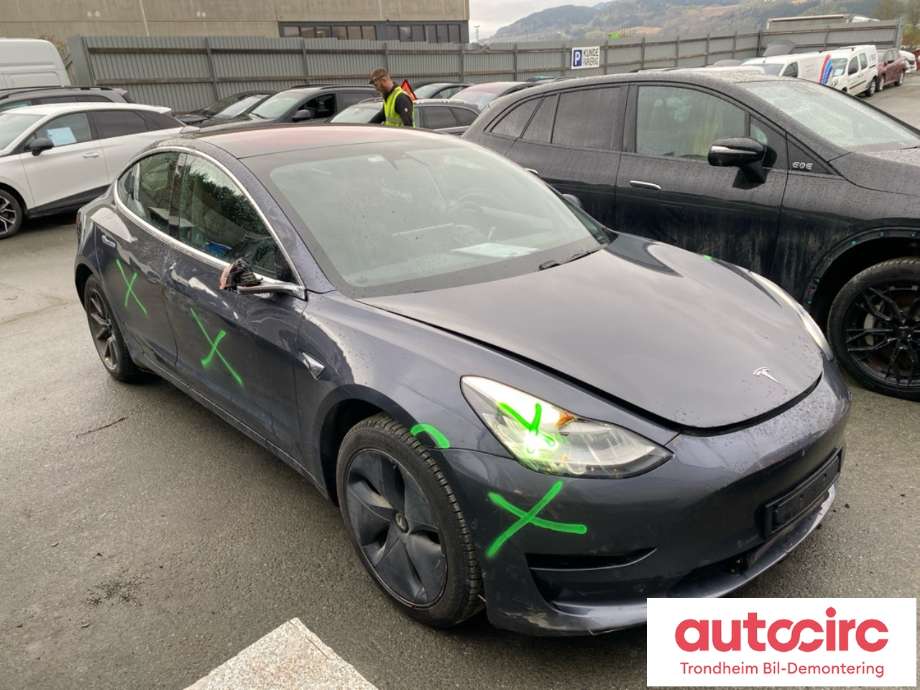 Tesla Model 3 2018-2023 (Fase 1) , Motorkode: 3D3|3D5, Girkassekode: TRINNLØS