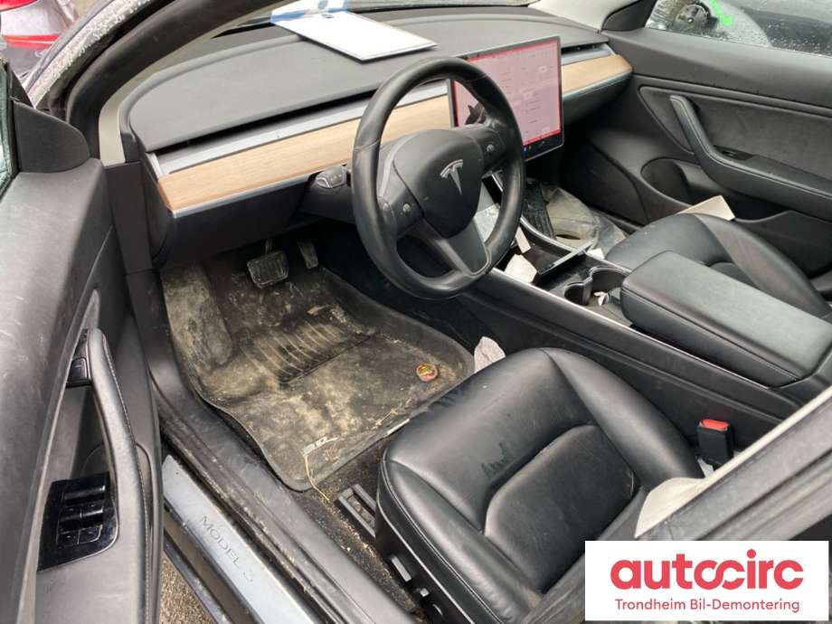 Tesla Model 3 2018-2023 (Fase 1) , Motorkode: 3D3|3D5, Girkassekode: TRINNLØS