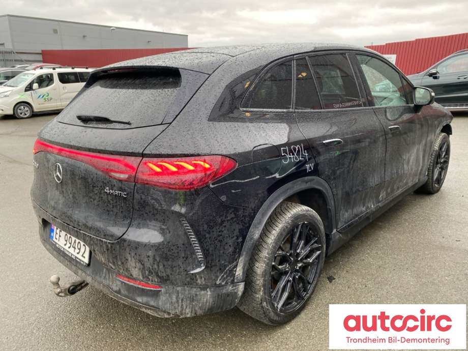 Mercedes EQE 2022-->> delebil , Motorkode: EM0030, Girkassekode: TRINNLØS