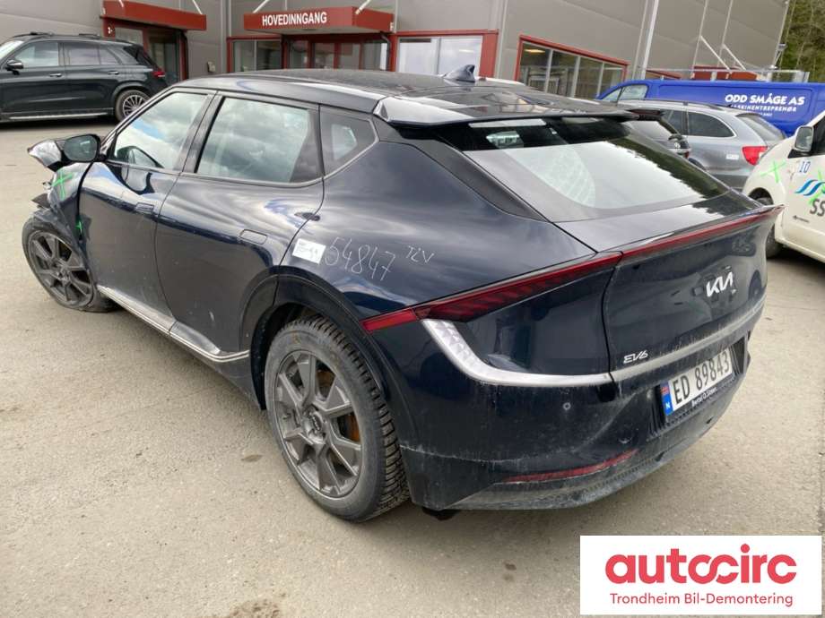 Kia EV6 2021-->> delebil , Motorkode: EM17, Girkassekode: TRINNLØS