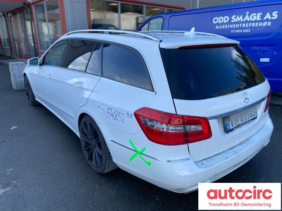 Mercedes E-Klasse 2009-2013 (Fase 1) (W212) delebil , Motorkode: 651925, Girkassekode: 722996