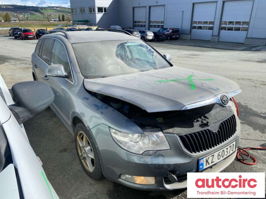 Škoda Superb 2008-2015 (Type II) , Motorkode: CFGB, Girkassekode: KXY