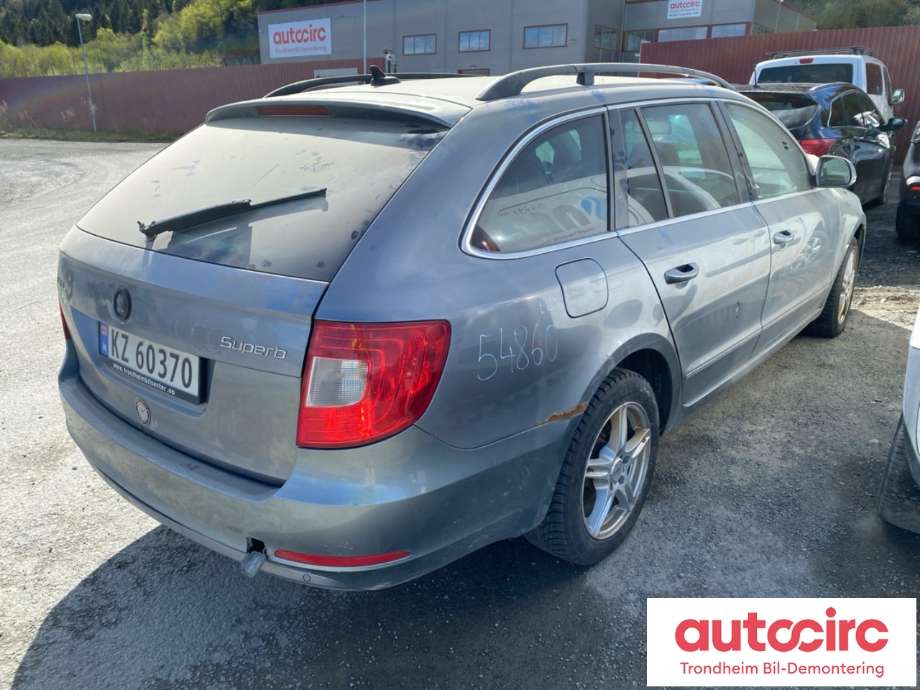 Škoda Superb 2008-2015 (Type II) , Motorkode: CFGB, Girkassekode: KXY