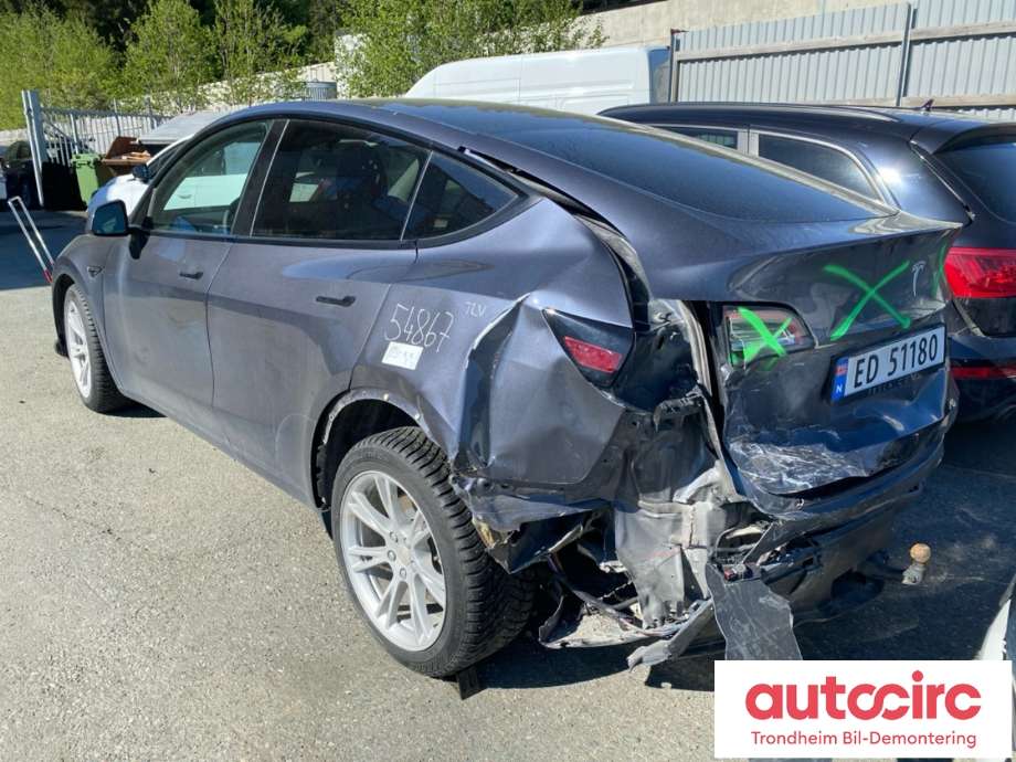 Tesla Model Y 2021-2024 (Type I) , Motorkode: 3DU, Girkassekode: TRINNLØS