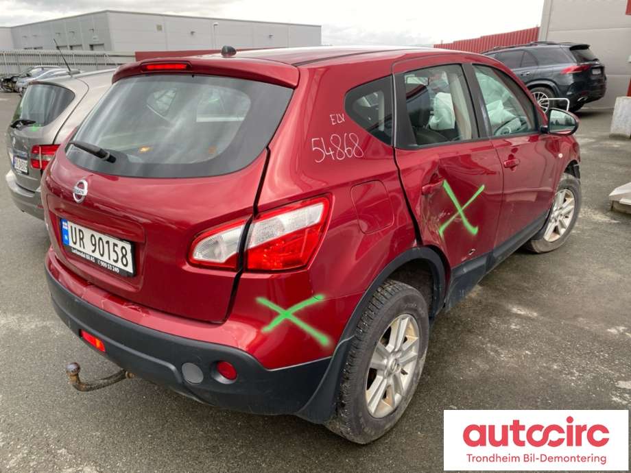 Nissan Qashqai 2010-2014 (Type I, Fase 2) , Motorkode: HR16, Girkassekode: 310203JX6A