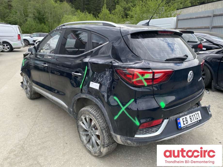 MG ZS EV 2019-2021 (Type I, Fase 1) , Motorkode: TZ204XS1481, Girkassekode: TRINNLØS