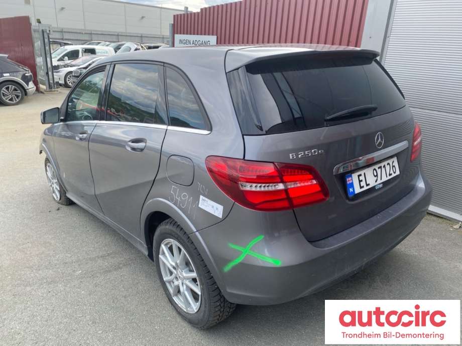 Mercedes B-Klasse, electric drive 2014-2018 (W242) (W242), Motorkode: 780990, Girkassekode: TRINNLØS