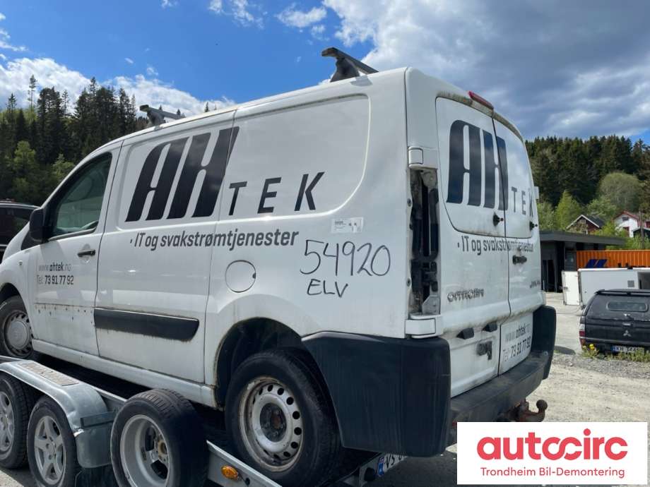 Citroën Jumpy 2007-2016 (Type II) , Motorkode: 9HU, Girkassekode: 