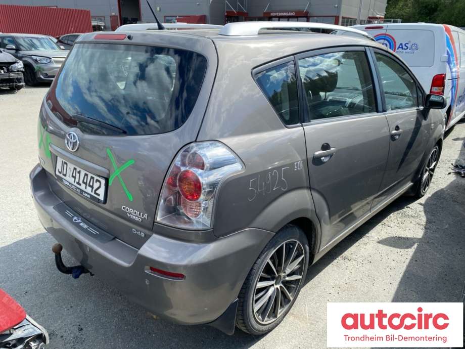 Toyota Verso 2004-2009 (Type II) , Motorkode: 2AD-FTV, Girkassekode: 3030064030