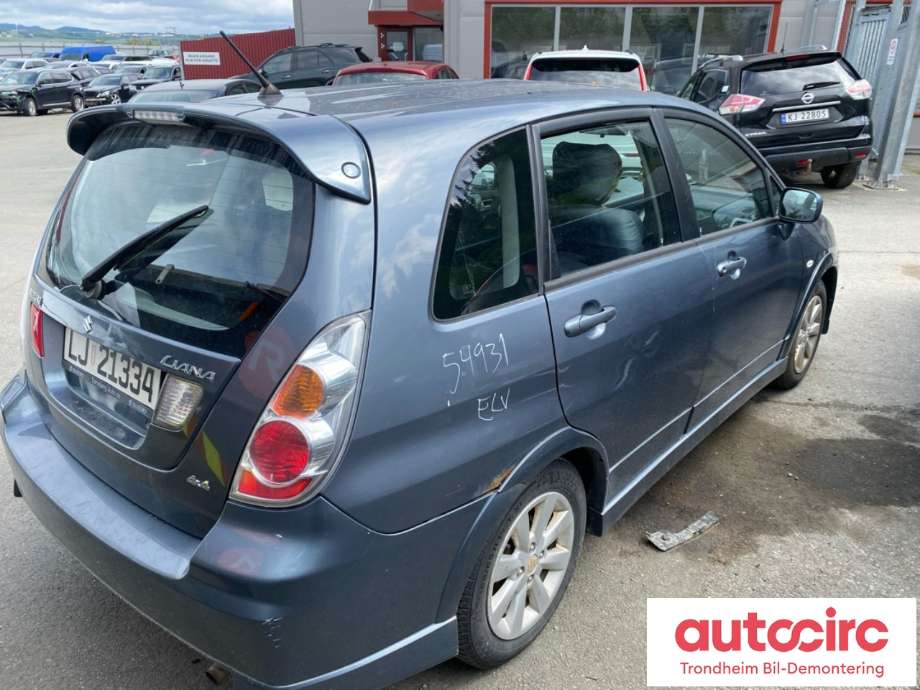 Suzuki Liana 2004-2010 (Fase 2) , Motorkode: M16A, Girkassekode: 2000268JJ0