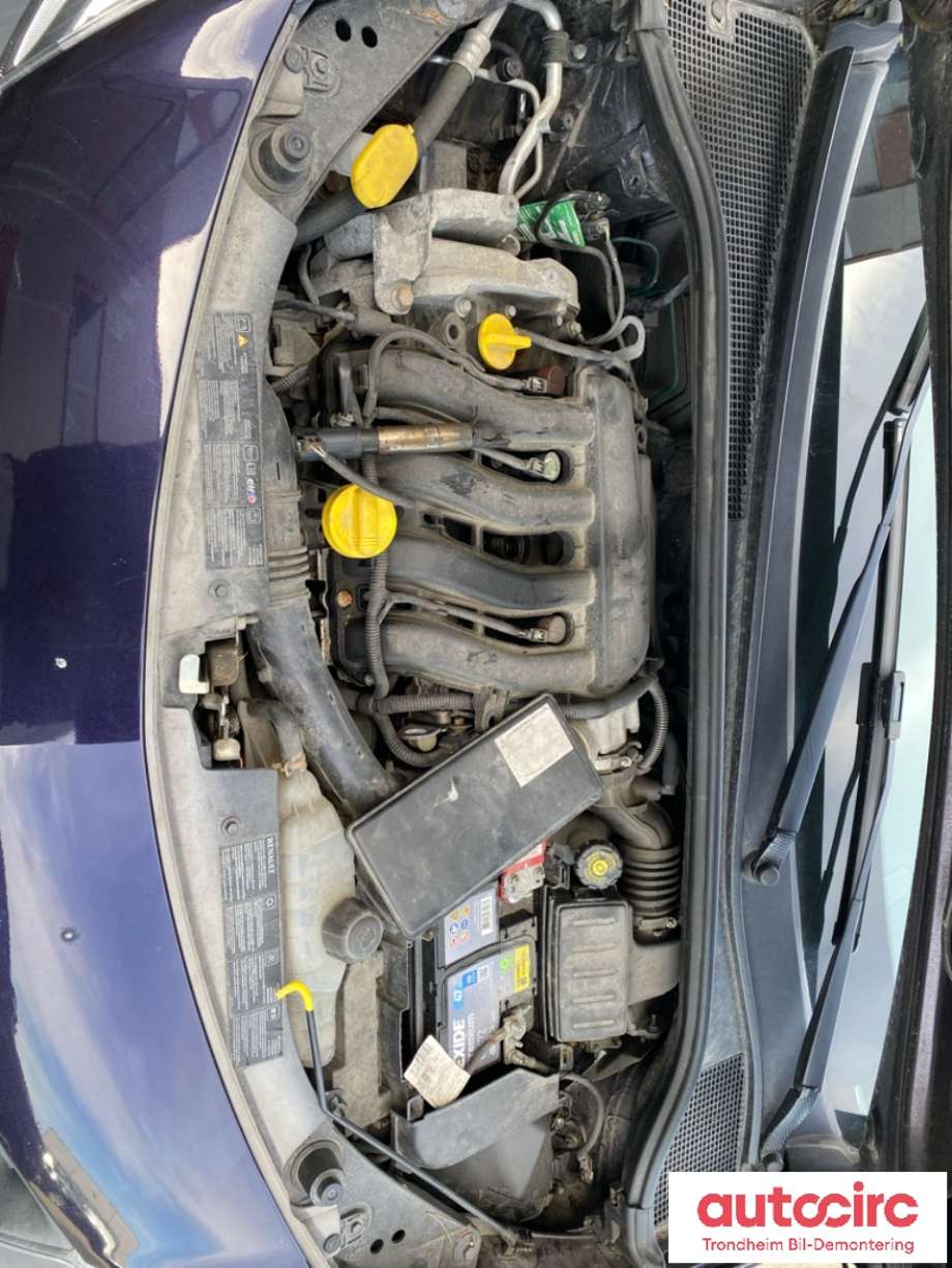 Renault Clio 2006-2009 (Type III, Fase 1) , Motorkode: K4M A8, Girkassekode: 8201727934