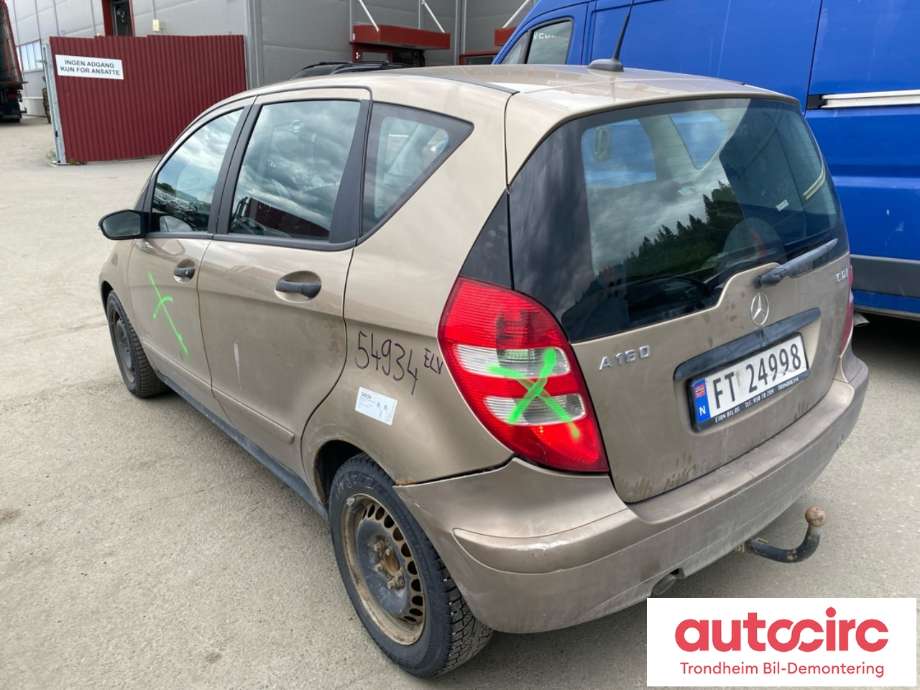 Mercedes A-Klasse 2005-2012 (W169) (W169), Motorkode: 640942, Girkassekode: 722800