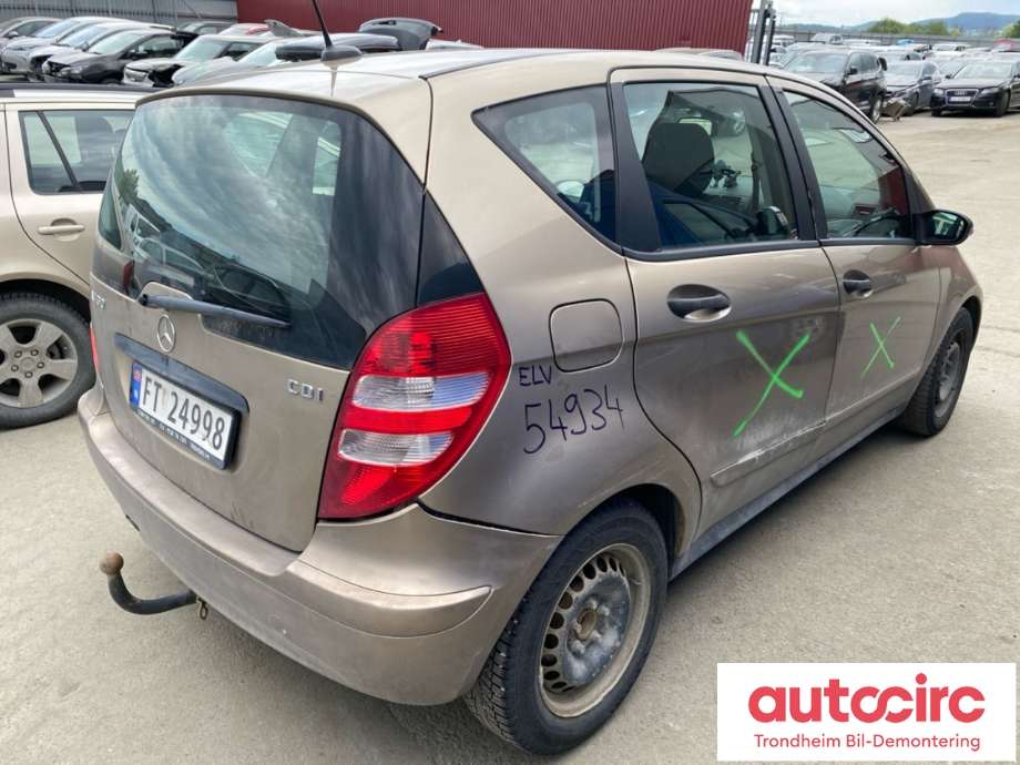 Mercedes A-Klasse 2005-2012 (W169) (W169), Motorkode: 640942, Girkassekode: 722800