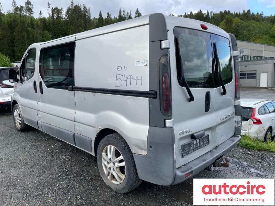 Opel Vivaro A 2006-2014 , Motorkode: F9QU7, Girkassekode: