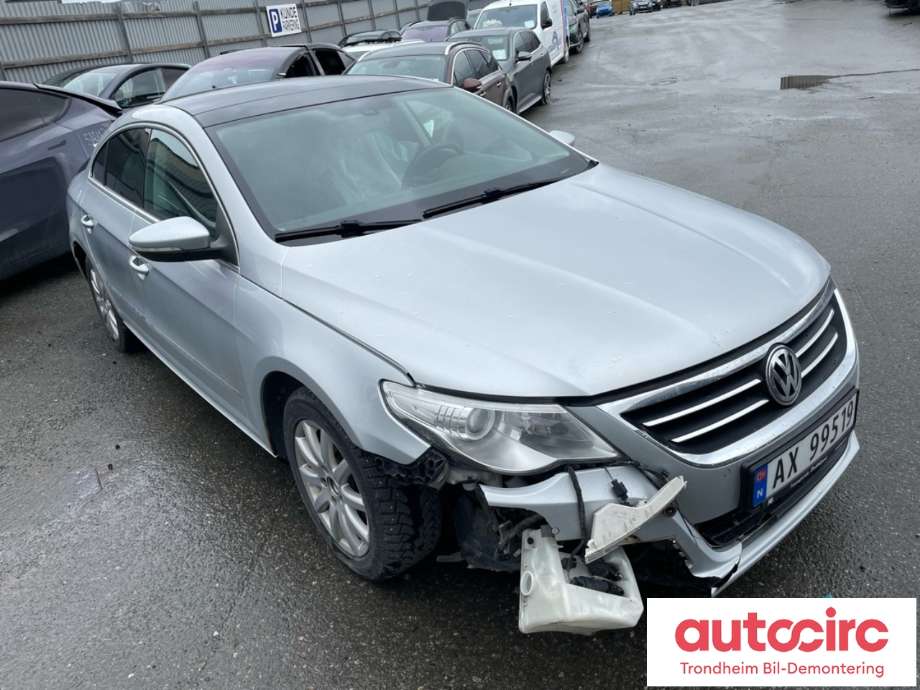 VW CC, 2008-2012 (PASSAT CC) (PASSAT CC) delebil , Motorkode: CBAB, Girkassekode: KQC
