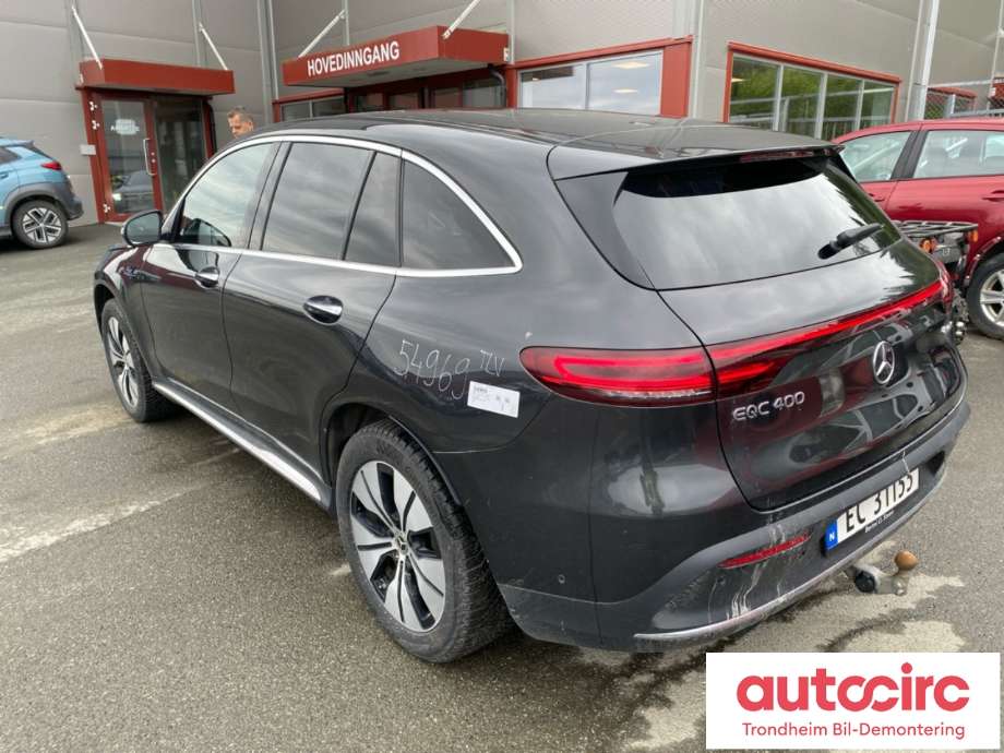 Mercedes EQC 2019-->> delebil , Motorkode: 780998, Girkassekode: TRINNLØS