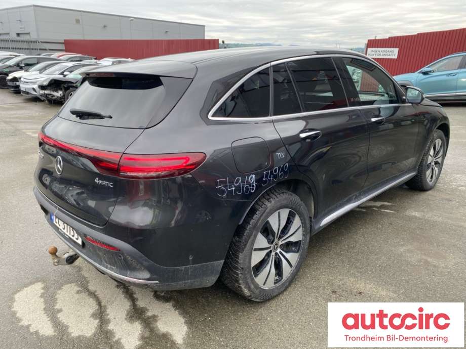 Mercedes EQC 2019-->> delebil , Motorkode: 780998, Girkassekode: TRINNLØS