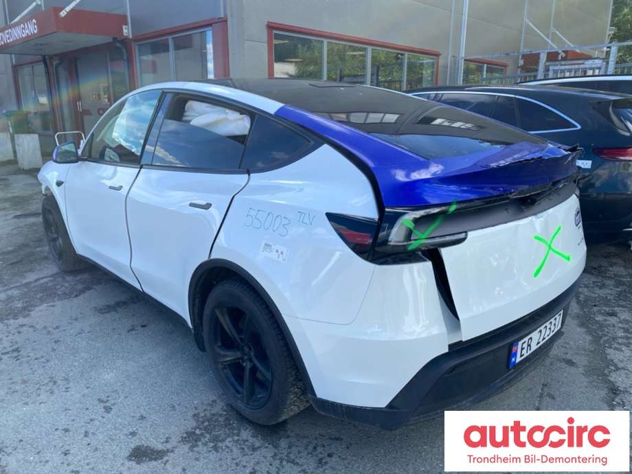 Tesla Model Y 2024-->> (Type II) , Motorkode: 3D3|3D7, Girkassekode: TRINNLØS