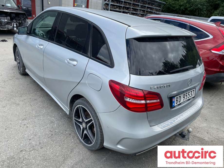 Mercedes B-Klasse 2011-2018 (W246) (W246), Motorkode: 651930, Girkassekode: 724011