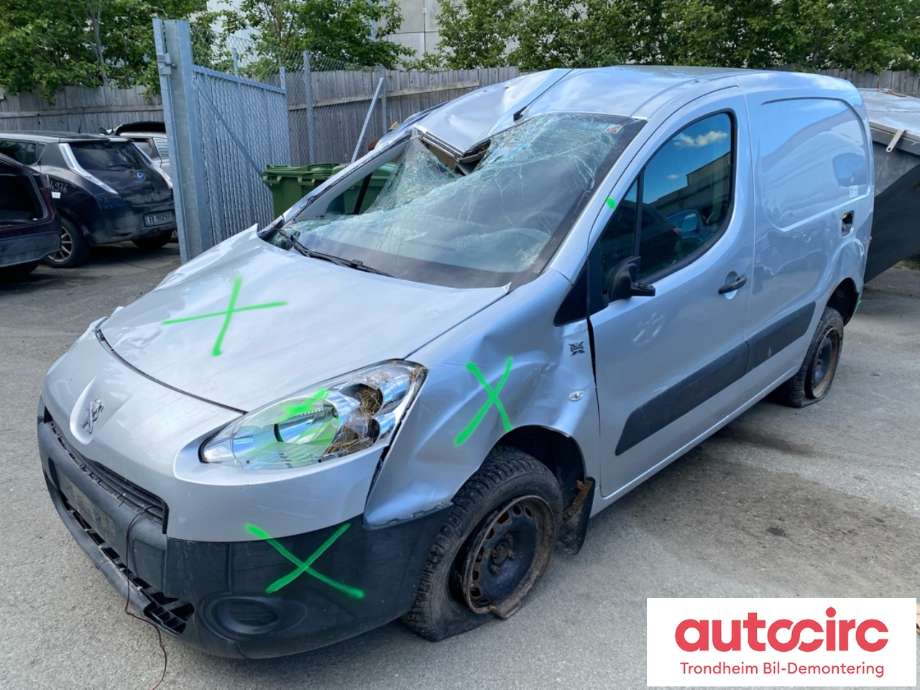 Peugeot Partner, 2008-2015 (Type II, Fase 1)  delebil , Motorkode: 9HF / 9H06, Girkassekode: 1608935280