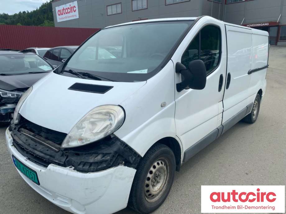 Nissan Primastar 2006-2014 delebil , Motorkode: G9U B6, Girkassekode: 