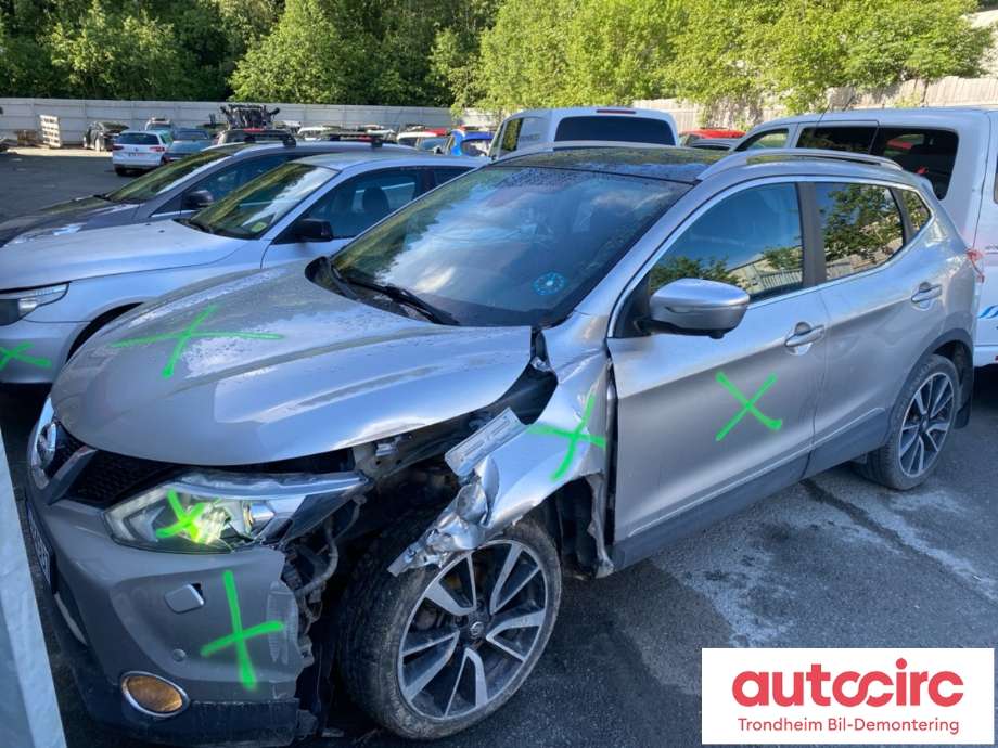 Nissan Qashqai 2014-2021 (Type II) , Motorkode: R9M, Girkassekode: 310203WX1B