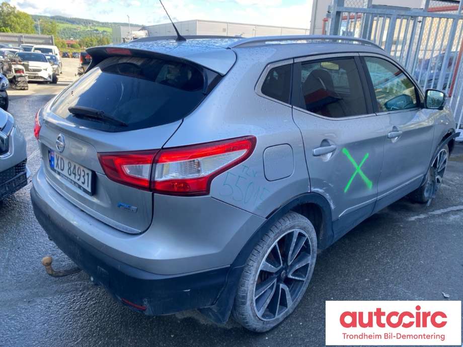 Nissan Qashqai 2014-2021 (Type II) , Motorkode: R9M, Girkassekode: 310203WX1B