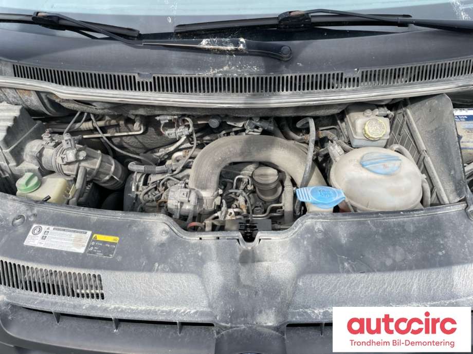 VW Transporter / Caravelle, 2009-2015 (T5, Fase 2) (T5) delebil , Motorkode: CAA, Girkassekode: KQK