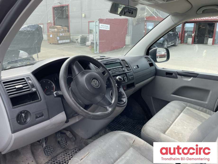 VW Transporter / Caravelle 2009-2015 (Fase 2) (T5) delebil , Motorkode: CAA, Girkassekode: KQK
