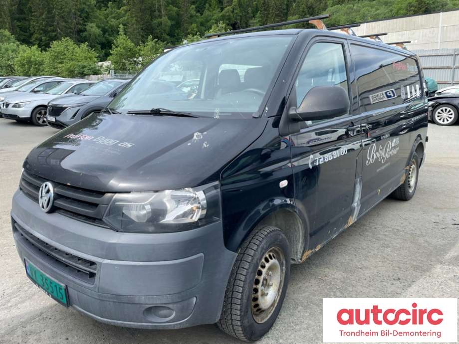 VW Transporter / Caravelle 2009-2015 (Fase 2) (T5) delebil , Motorkode: CAA, Girkassekode: KQK