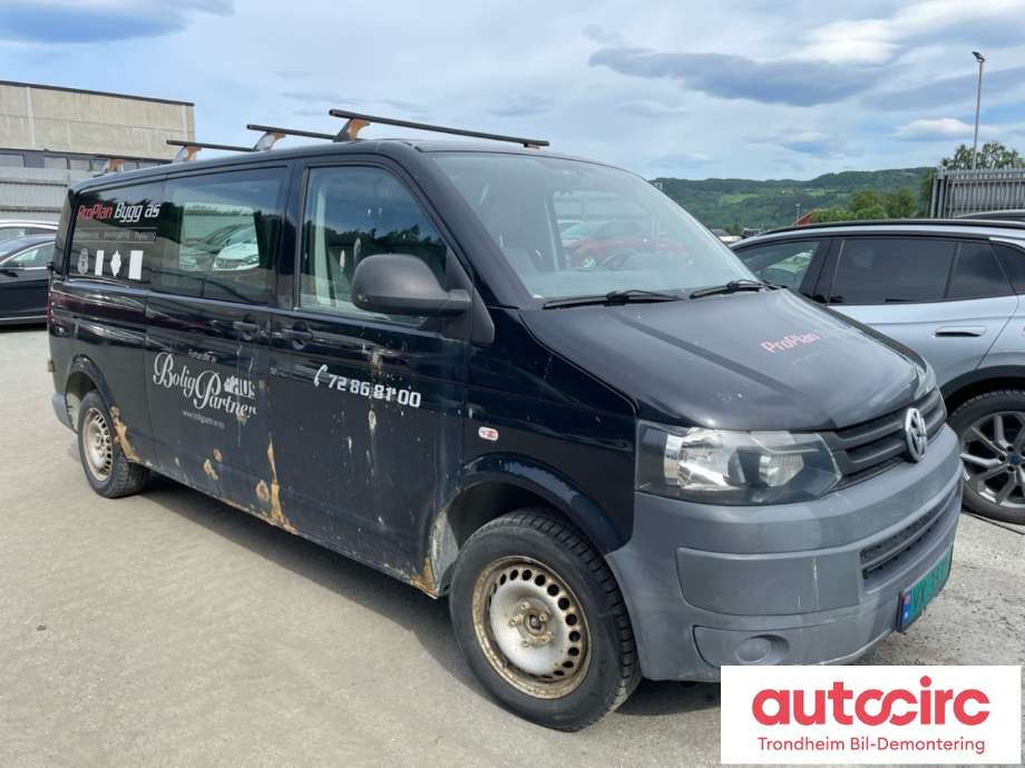 VW Transporter / Caravelle 2009-2015 (Fase 2) (T5) delebil , Motorkode: CAA, Girkassekode: KQK